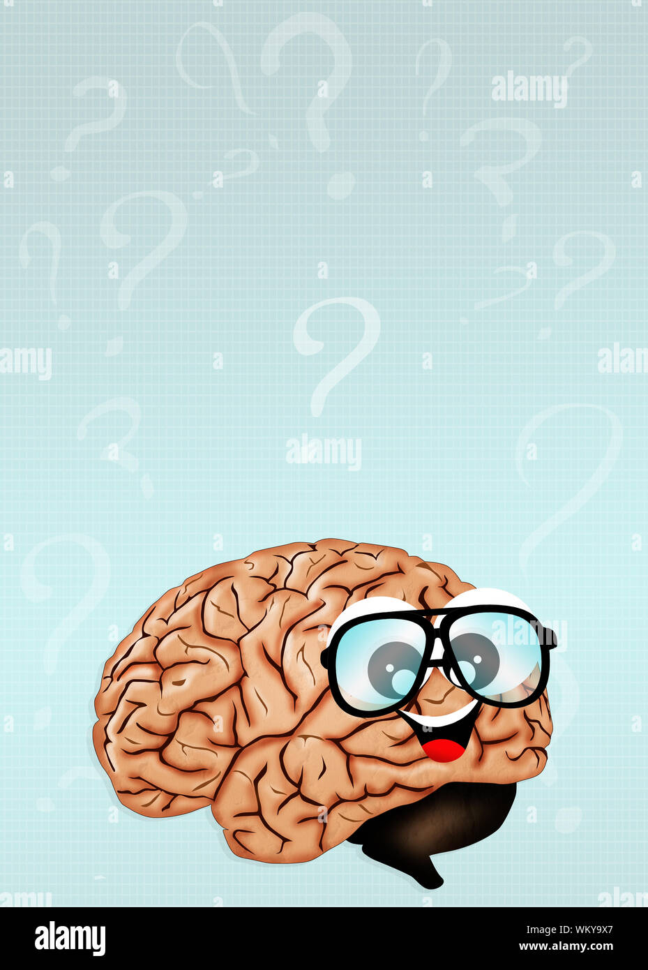 Menschliche Gehirn Intelligenz Stockfoto