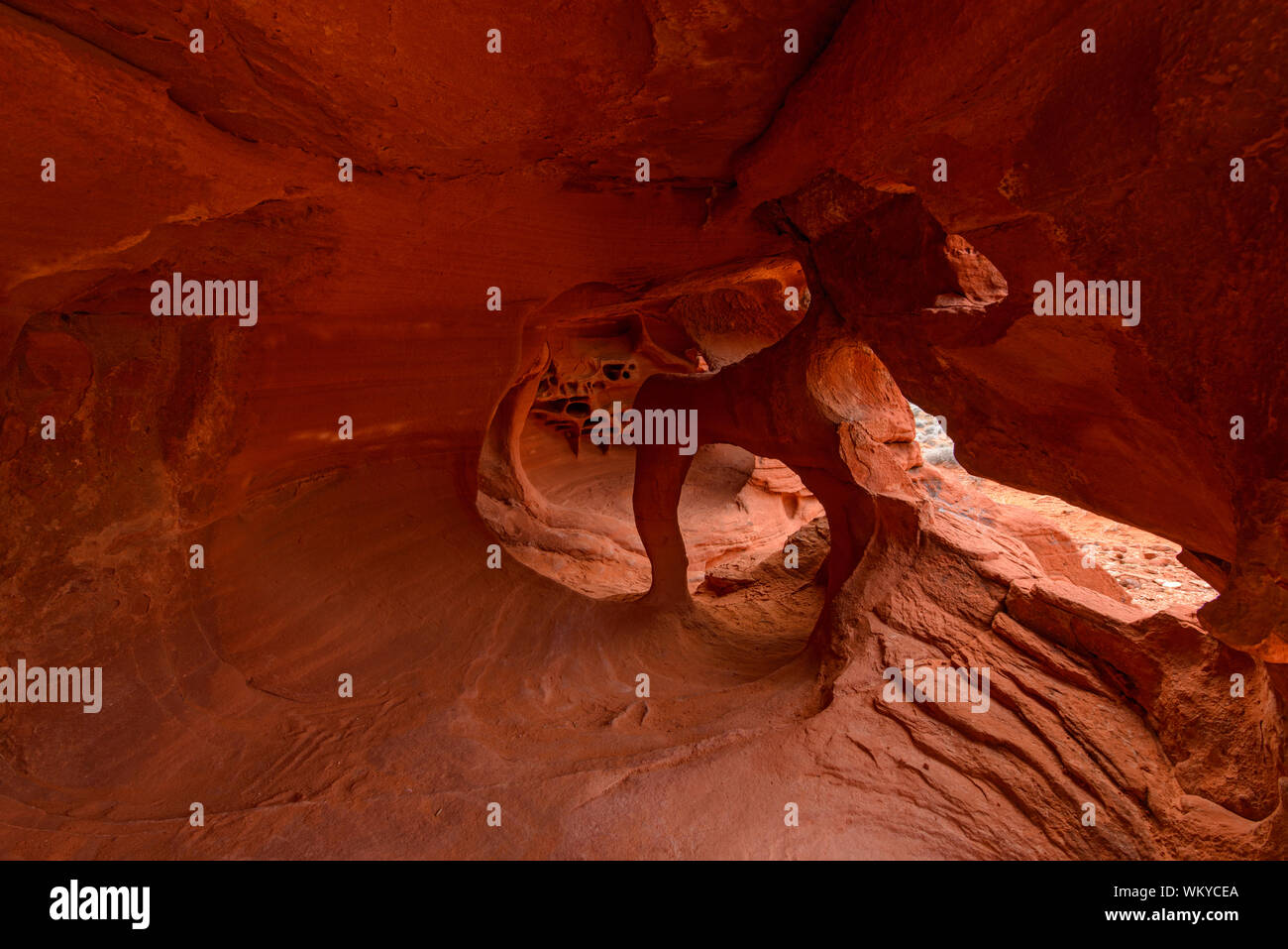 Windstone Arch, Valley of Fire State Park, Nevada, USA Stockfoto