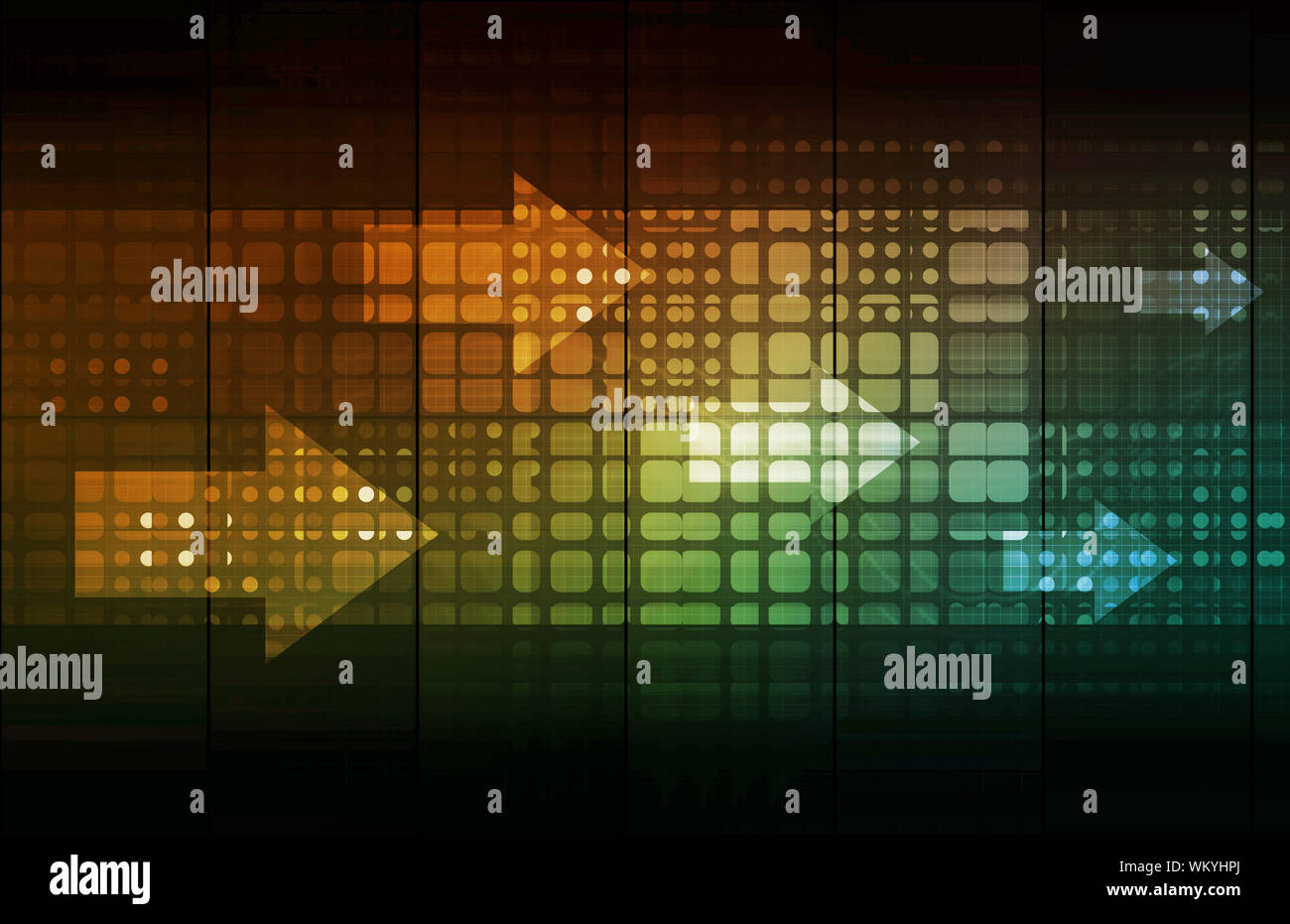 Sicherheit Netzwerk Datenmonitor als Konzept Stockfoto