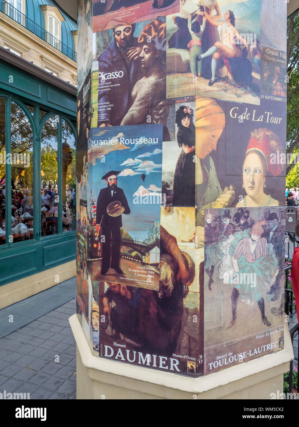 Ansicht des Epcot Themenpark in Disney World in Orlando, Florida. Epcot ist einer der größten Themenparks im Park. Stockfoto