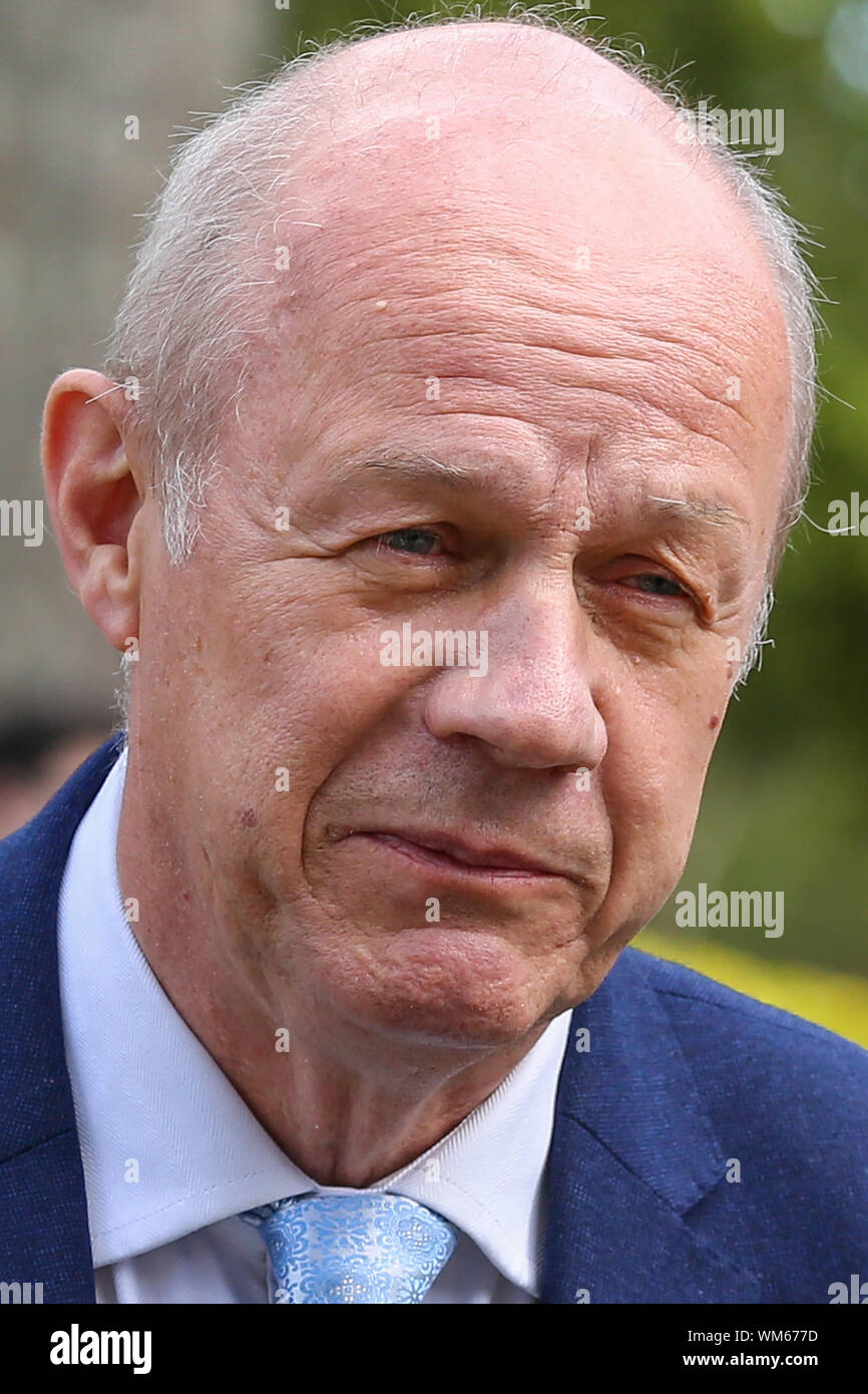 London, Großbritannien. 04 Sep, 2019. Damian Green MP am College Green in Westminster, London gesehen. Credit: SOPA Images Limited/Alamy leben Nachrichten Stockfoto