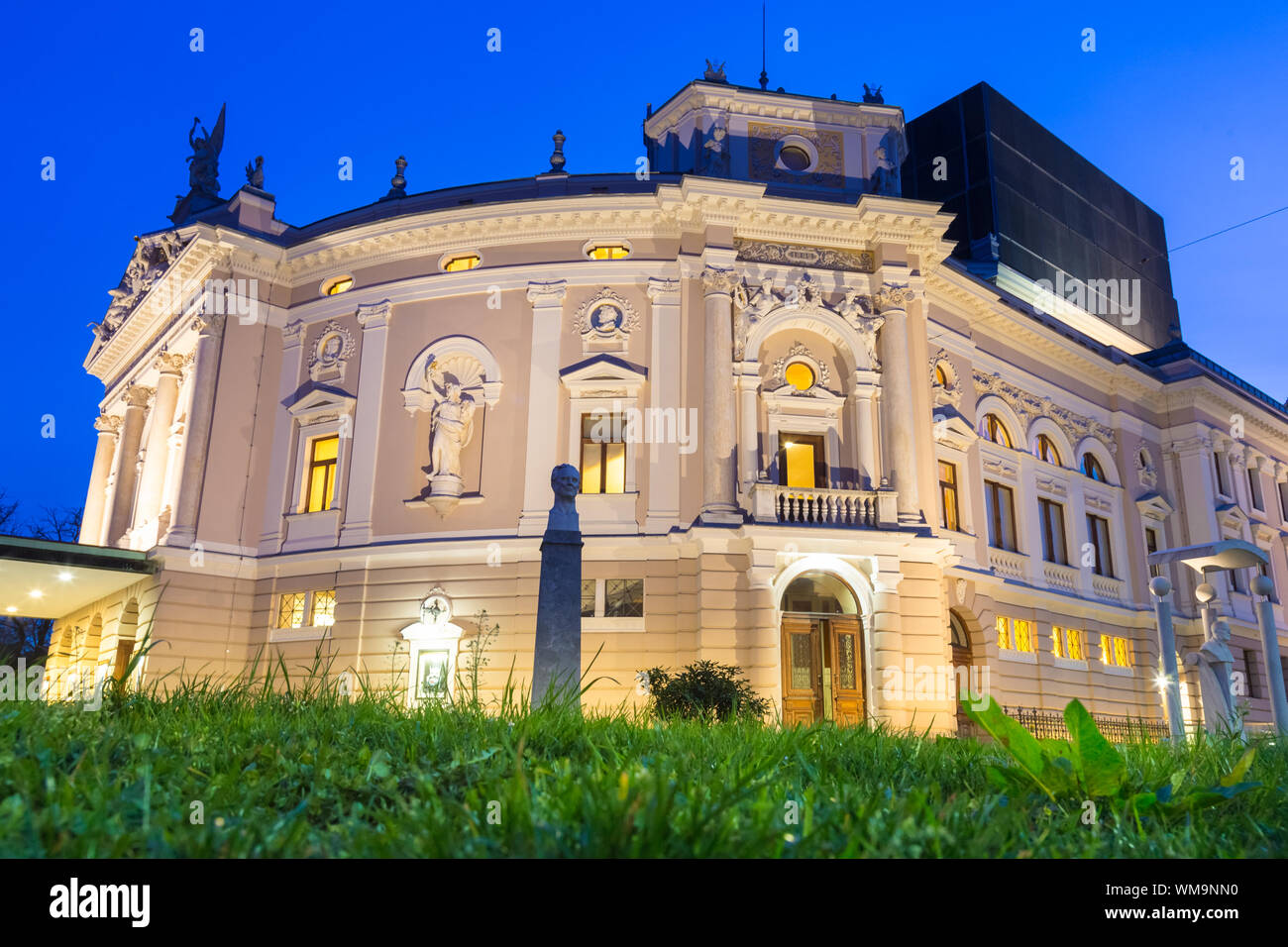 Slowenische Nationaloper und Ballett-Theater. Stockfoto