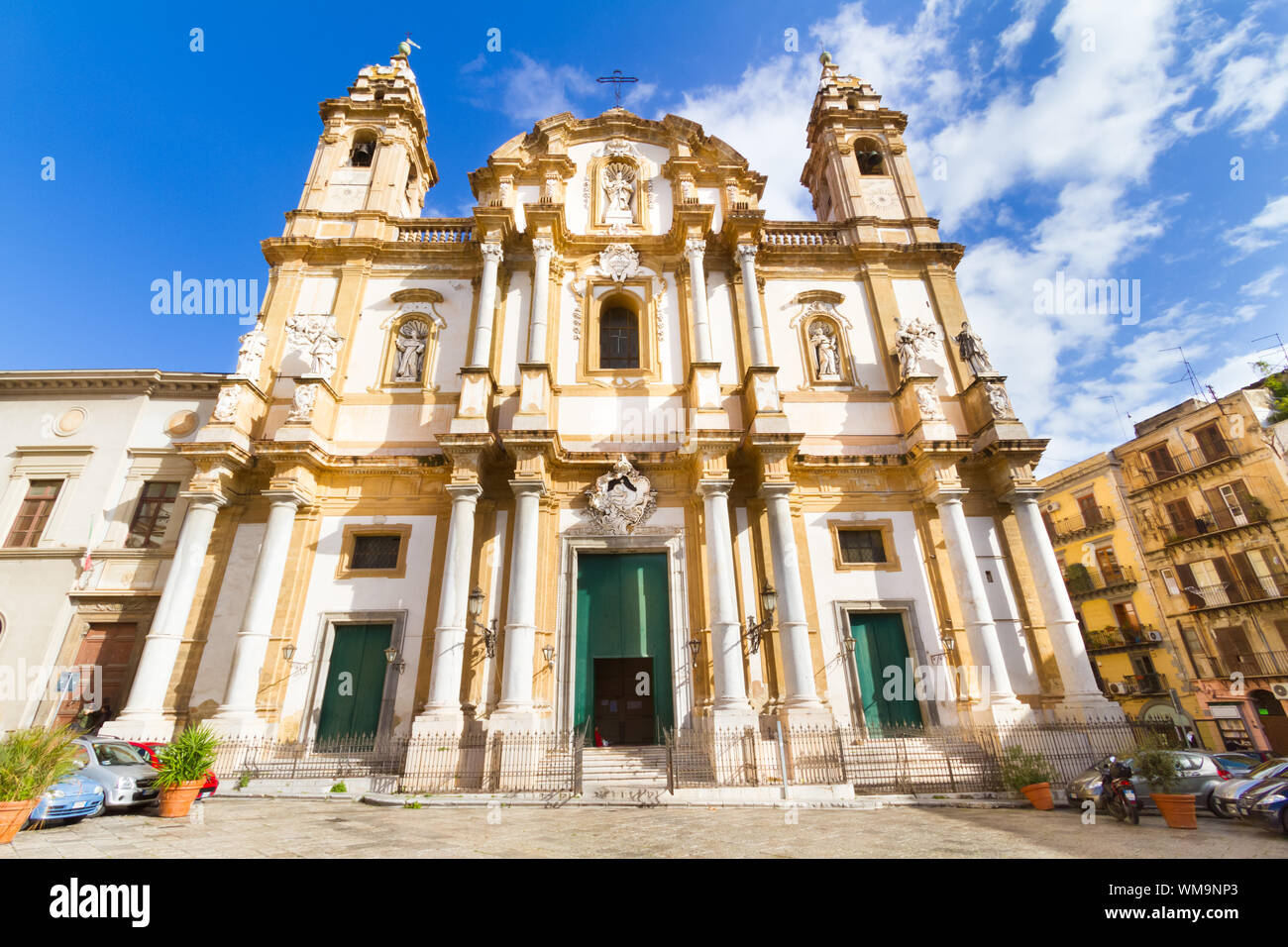 Kirche des Hl. Dominikus, Palermo, Italien. Stockfoto