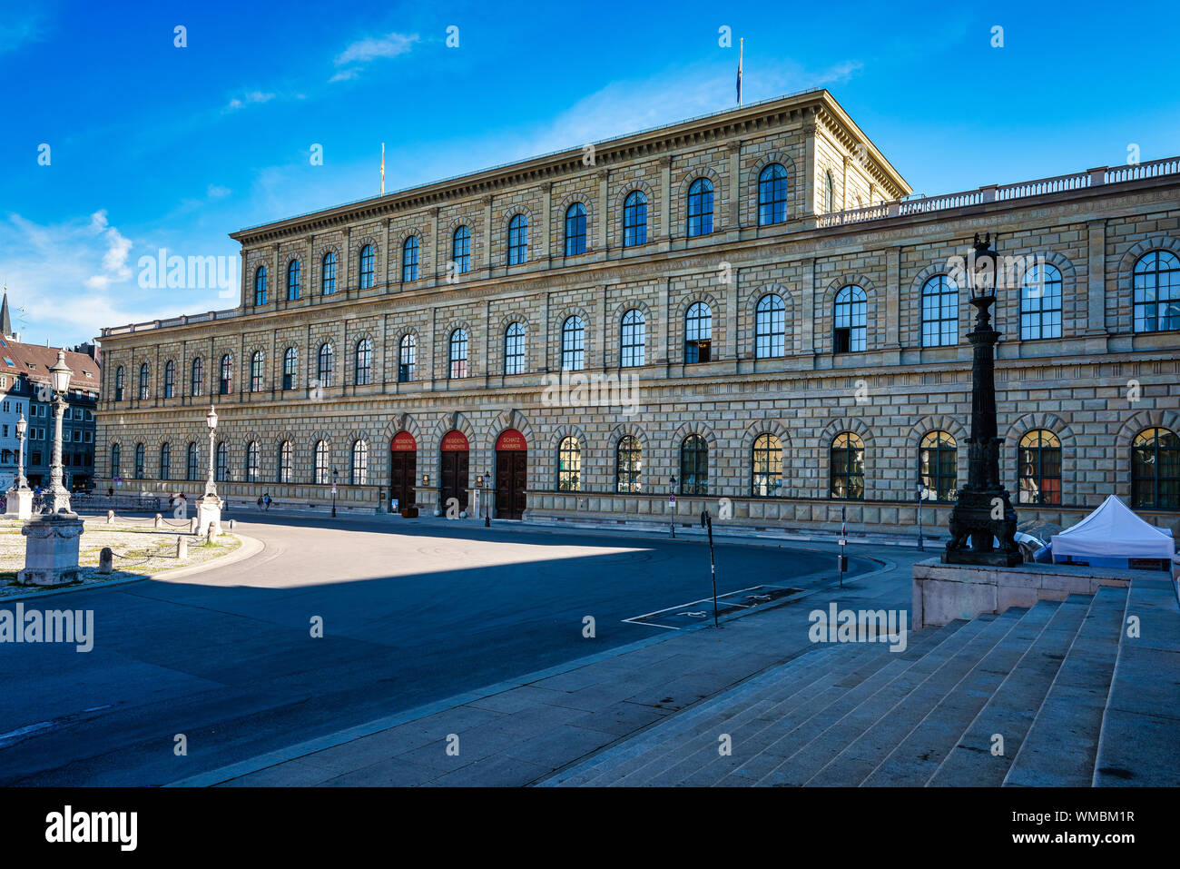 Das Nationaltheater München - residenztheater am Max-Joseph-Platz in München, Deutschland Stockfoto