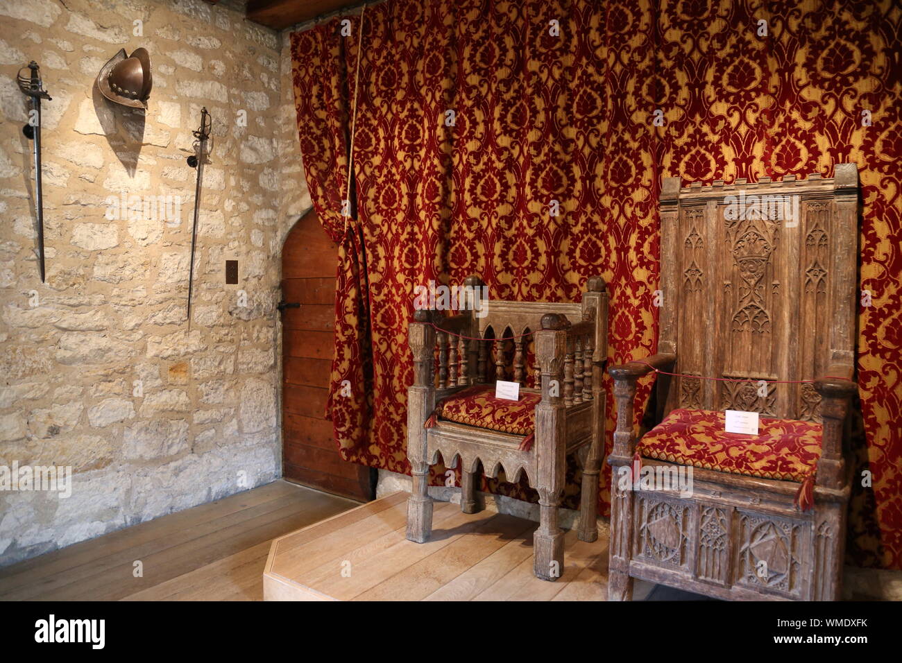 Torhaus, Hever Castle, Hever, Edenbridge, Kent, England, Großbritannien, USA, UK, Europa Stockfoto