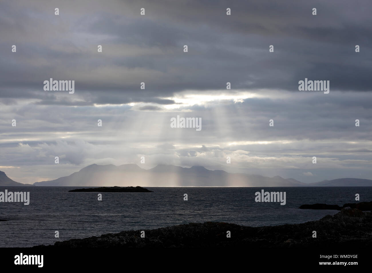 Insel Rum, kleinen Inseln, Schottland, Großbritannien Stockfoto