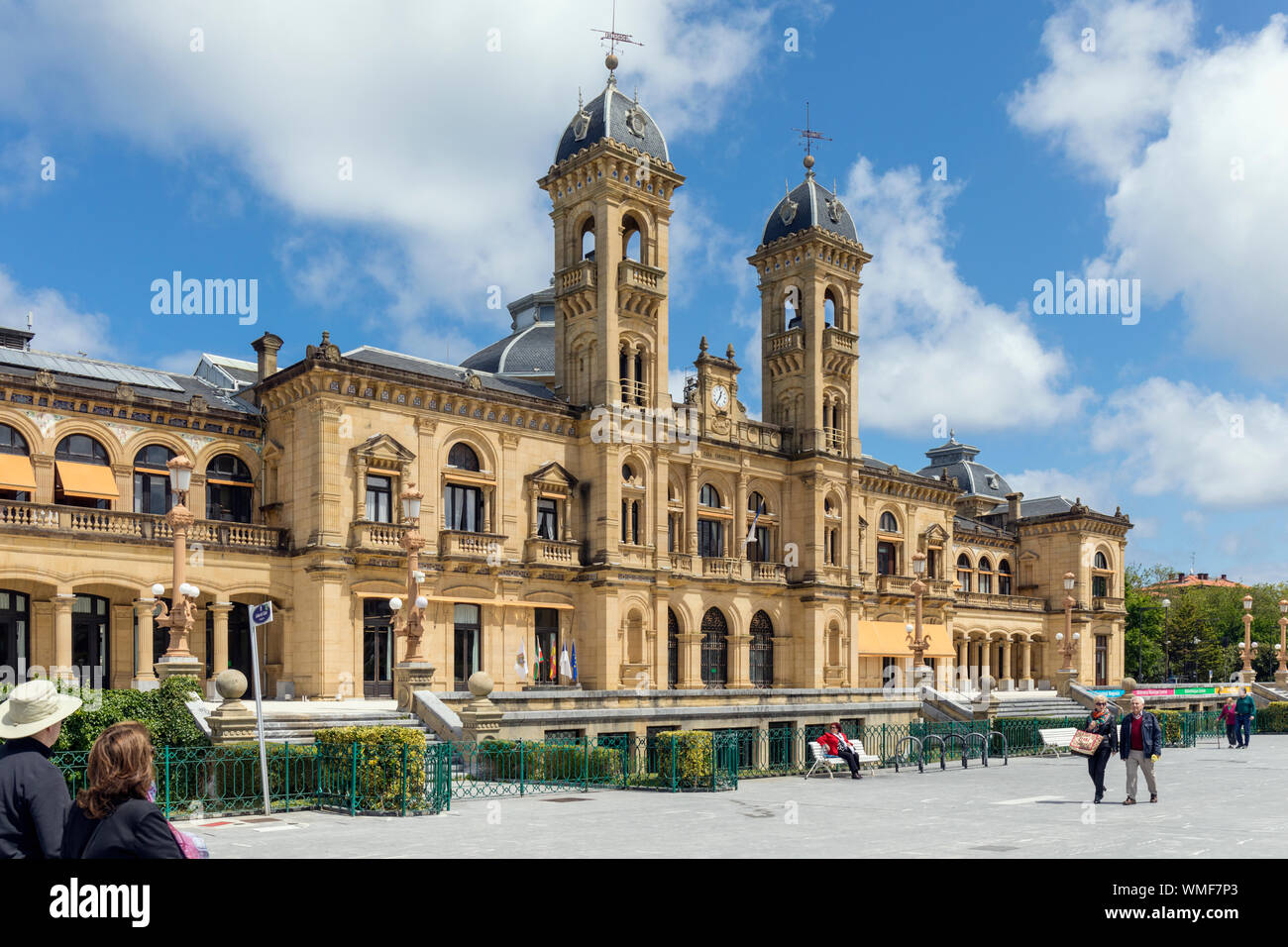 Rathaus, San Sebastian, Provinz Gipuzkoa, Baskenland, Spanien. Stockfoto