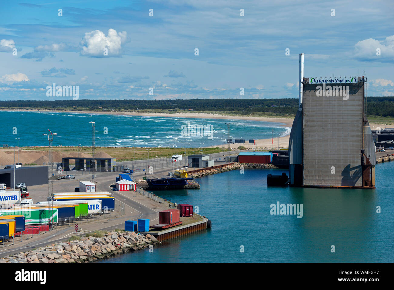 Hafen, Hirtshals, Jütland, Dänemark Stockfoto