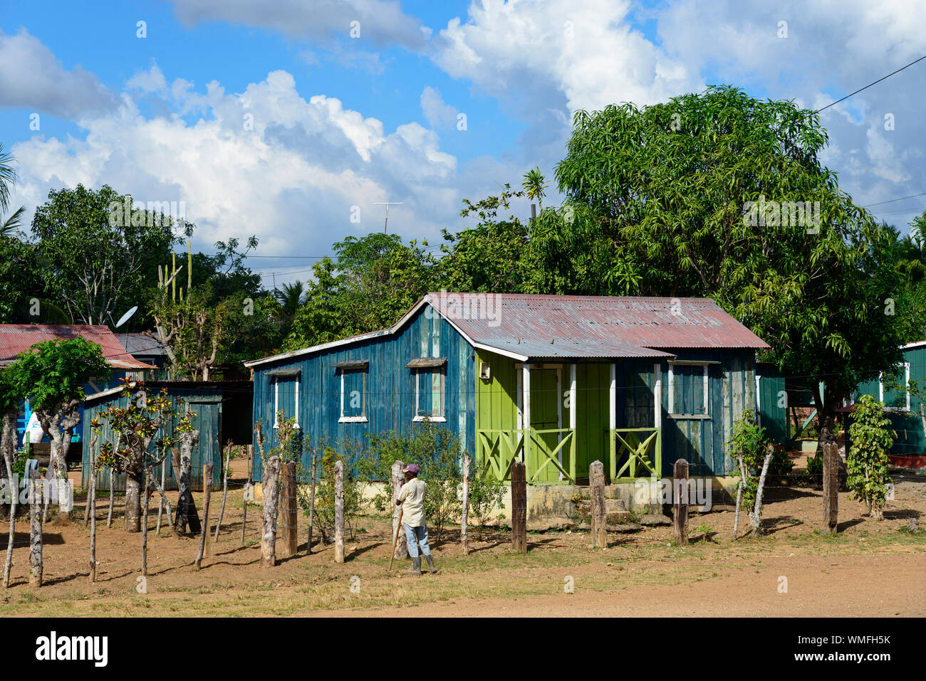 Batey Peligro, Dominikanische Republik, Karibik, Nordamerika Stockfoto