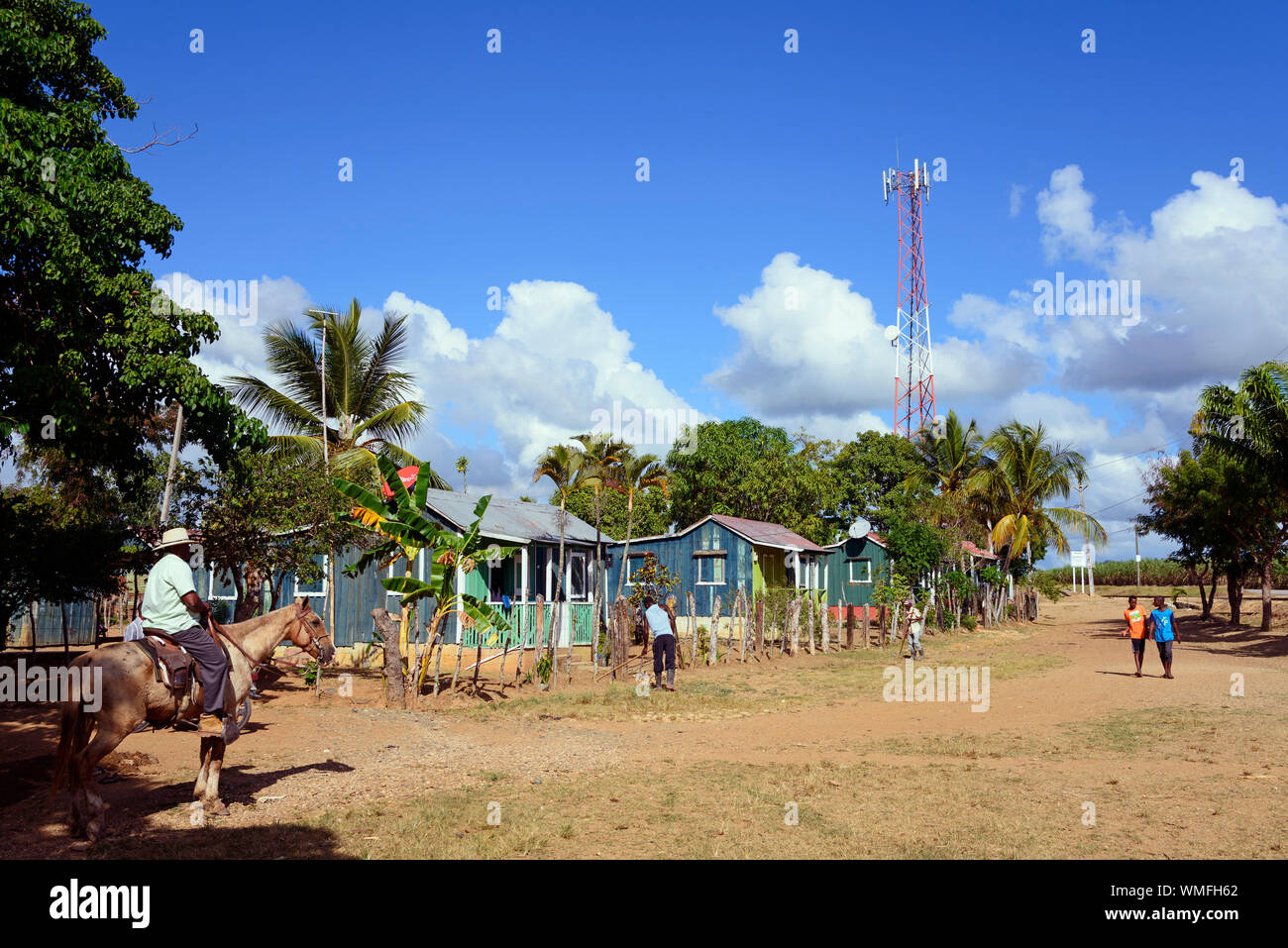 Batey Peligro, Dominikanische Republik, Karibik, Nordamerika Stockfoto