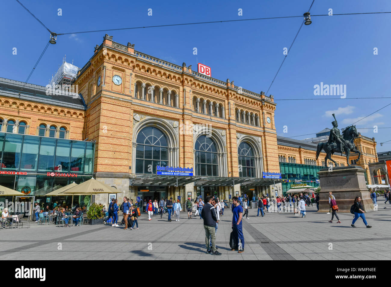 Hauptbahnhof, Ernst-August-Platz, Hannover, Niedersachsen, Deutschland Stockfoto