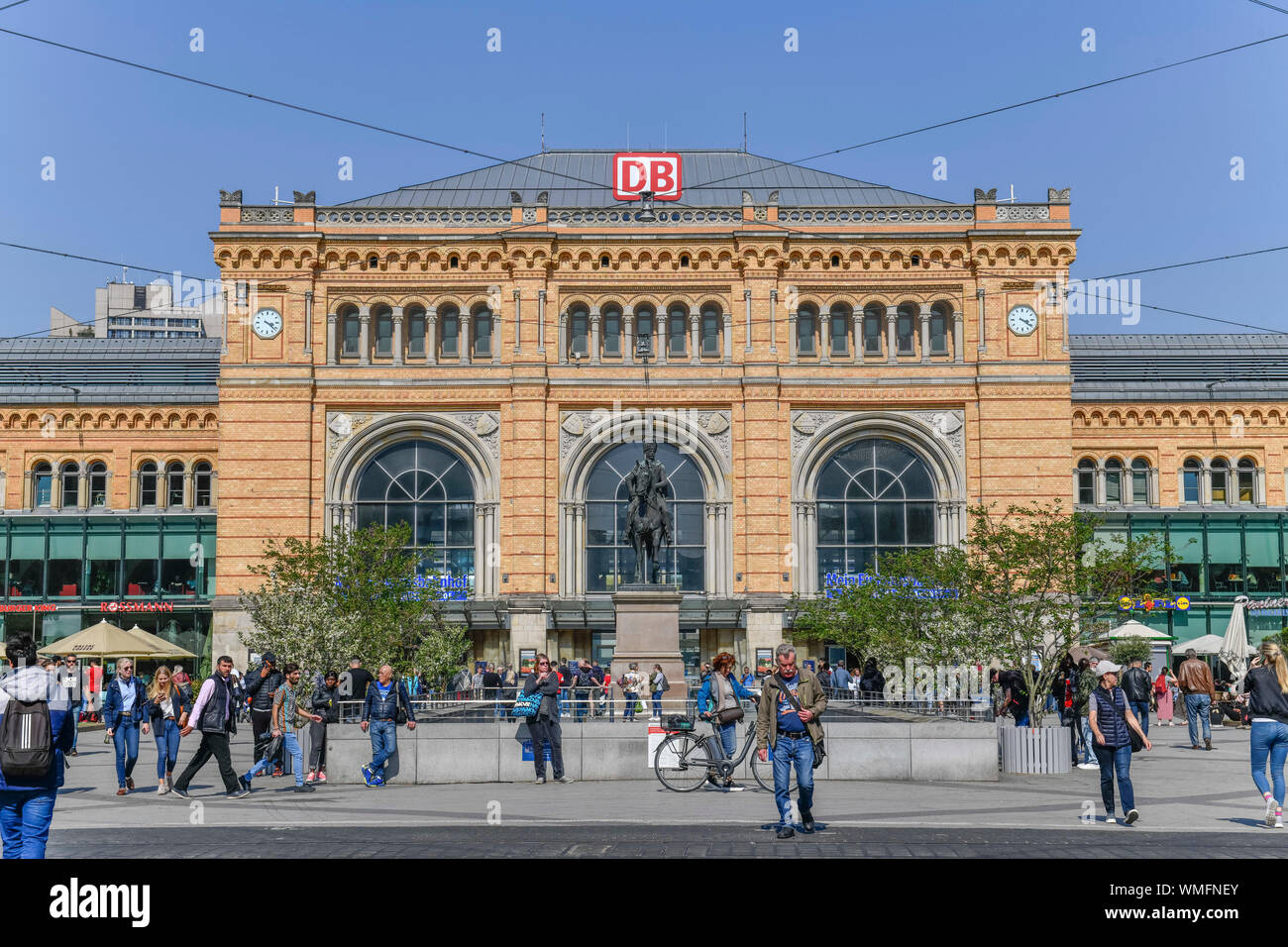 Hauptbahnhof, Ernst-August-Platz, Hannover, Niedersachsen, Deutschland Stockfoto