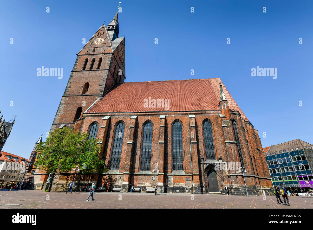 Marktkirche St. Georgii et Jacobi, Hanns-Lilje-Platz, Hannover, Niedersachsen, Deutschland Stockfoto