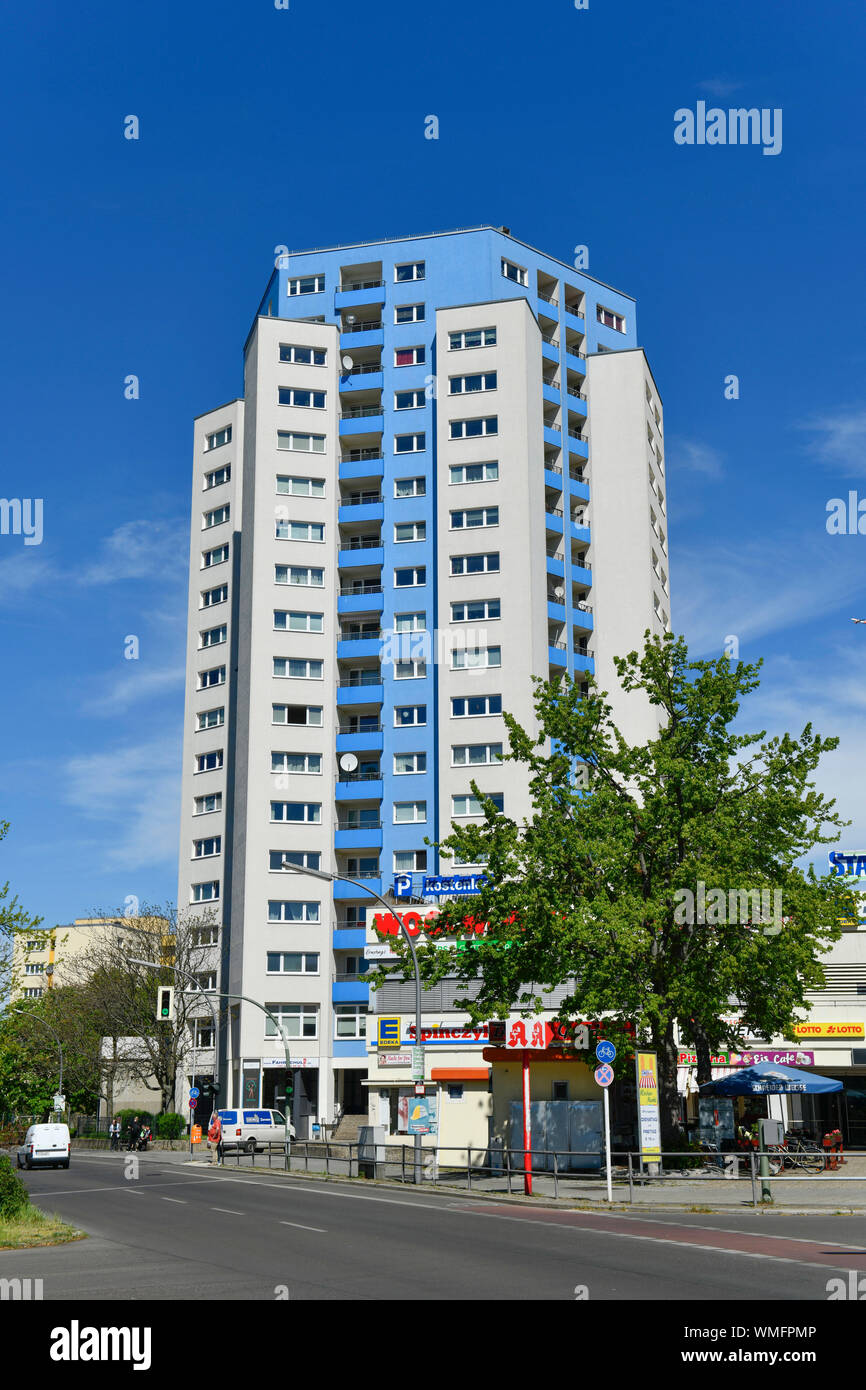 Hochhaus, Magistratsweg, Obstallee, Obstallee-Siedlung, Staaken, Spandau, Berlin, Deutschland Stockfoto