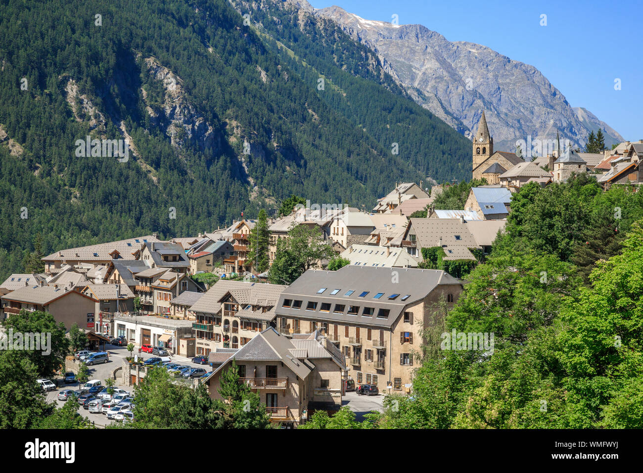 Frankreich, Hautes Alpes, Nationalpark Ecrins, Oisans, La Grave, beschriftet mit den schönsten Dörfern von Frankreich // Frankreich, Alpes-de-Haute-Provence (05), parc Nation Stockfoto