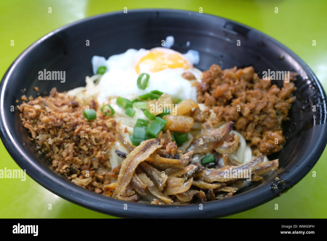 Chili Pan Mee Stockfoto