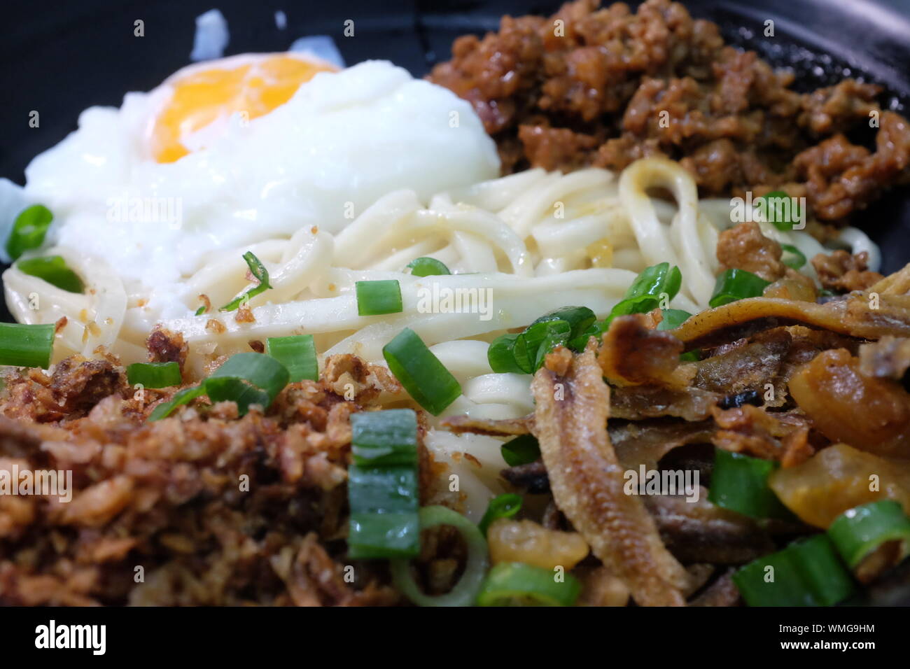 Chili Pan Mee Stockfoto