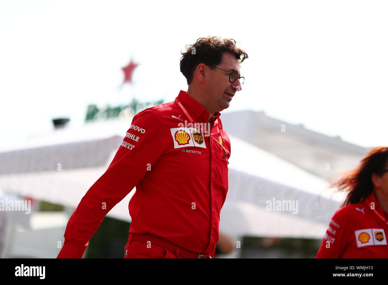 Mattia Binotto Teamchef Scuderia Ferrari, GP Italien, Monza 5. bis 8. September 2019 Stockfoto