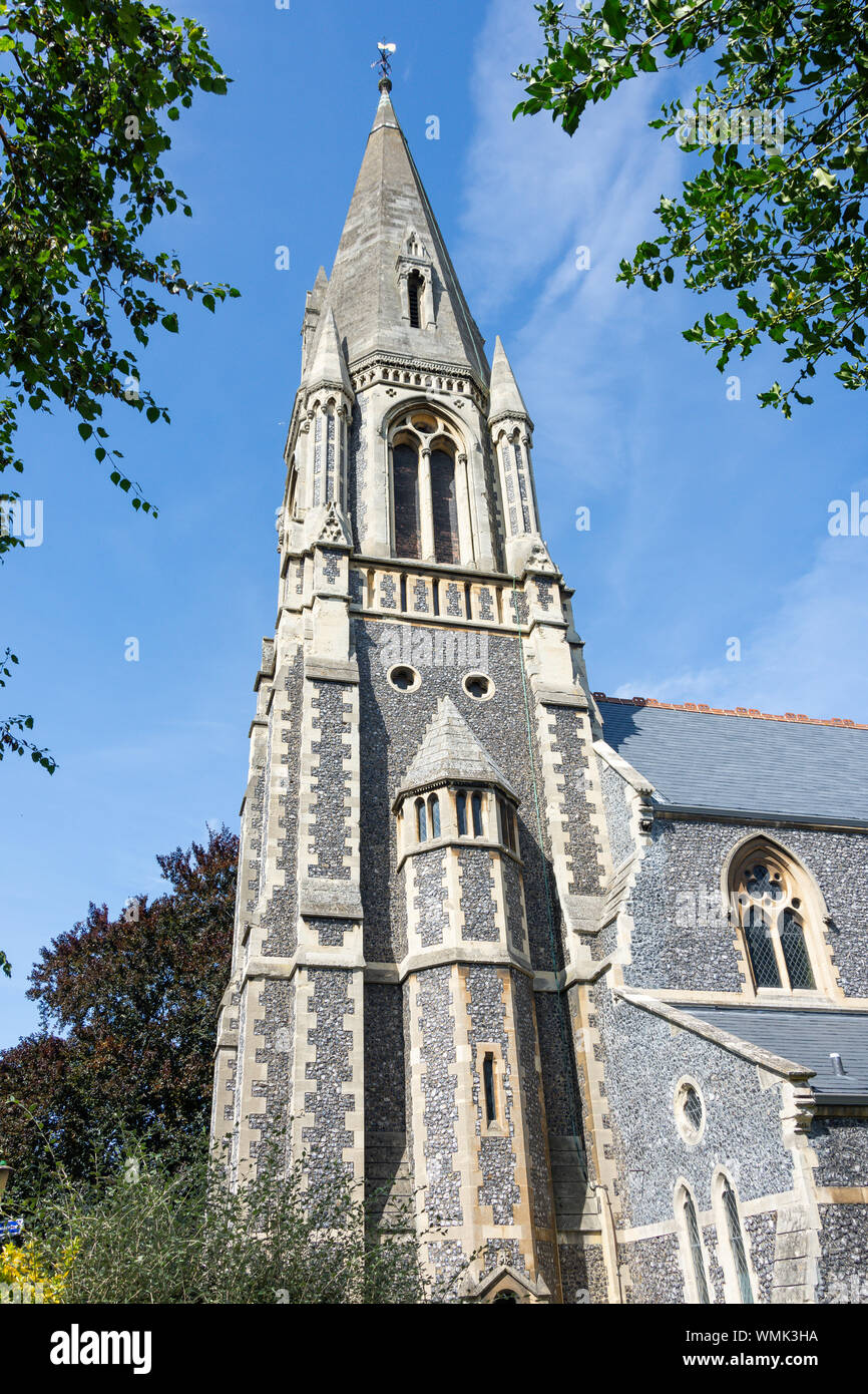 St. Andrew's Church, St. Andrew's Street, Hertford, Hertfordshire, England, Vereinigtes Königreich Stockfoto