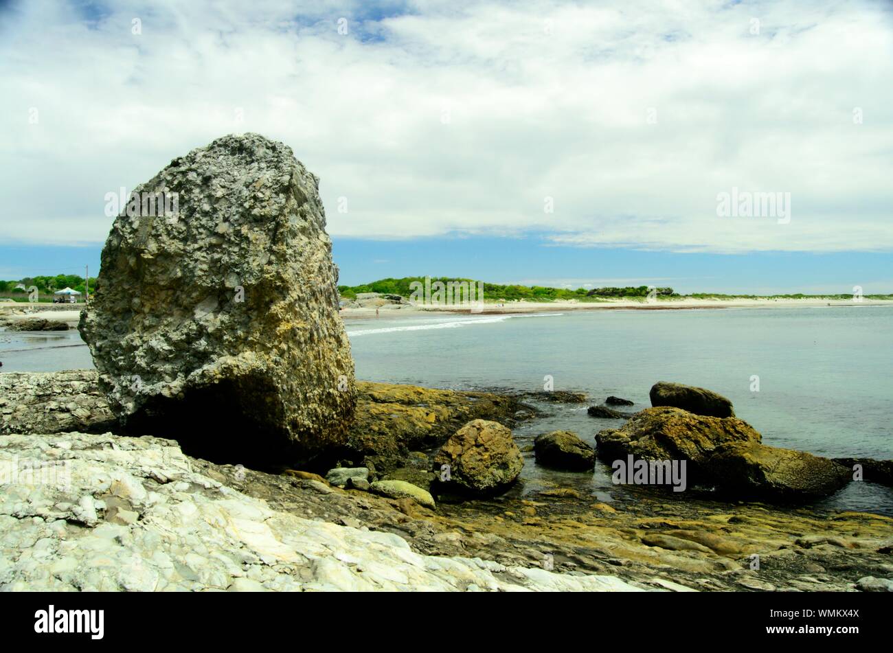 Zweiten Strand in der Nähe von Newport, RI Stockfoto