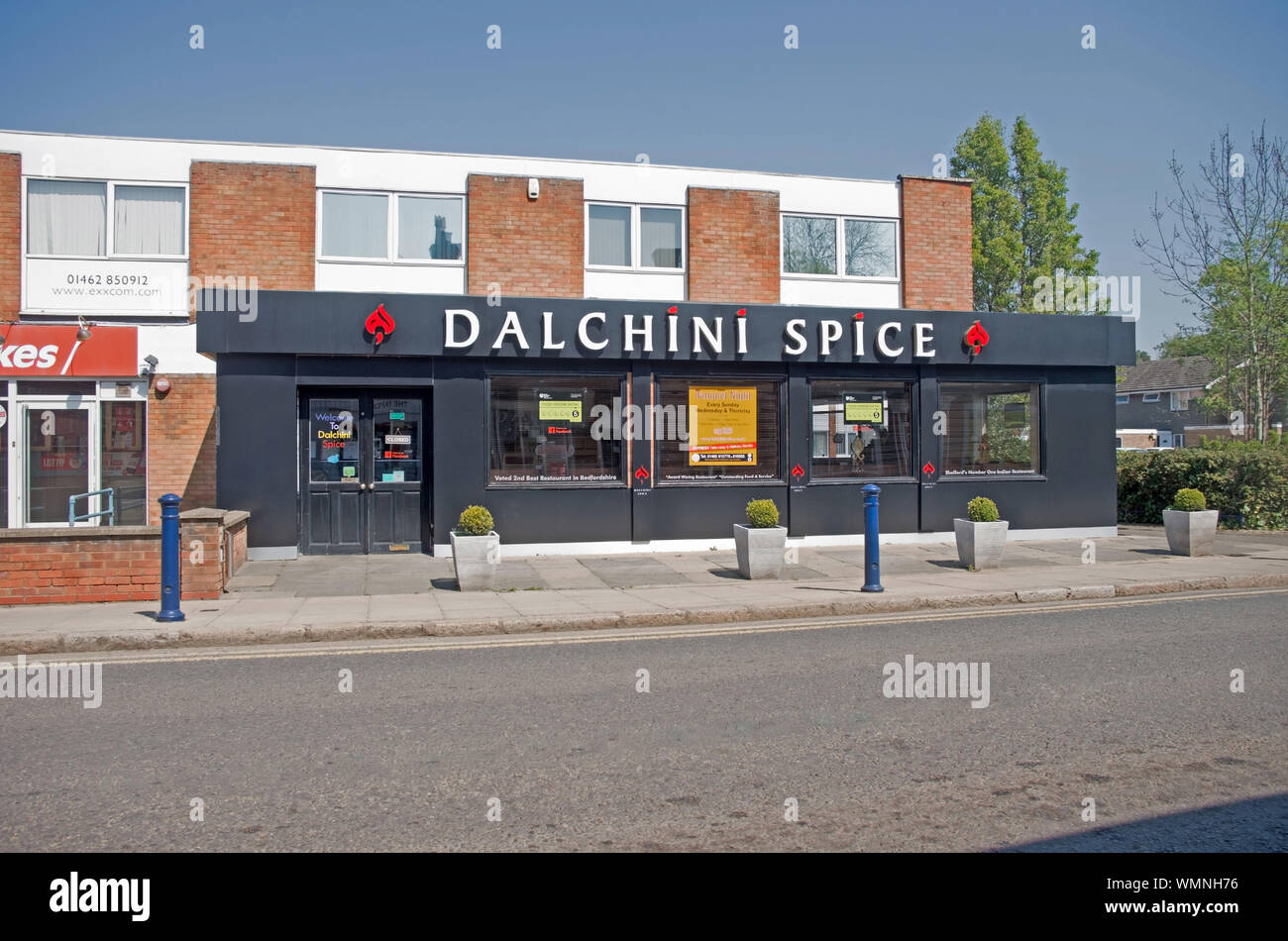Sheffod Bedfordshire Dalchini Spice Restaiurant Stockfoto