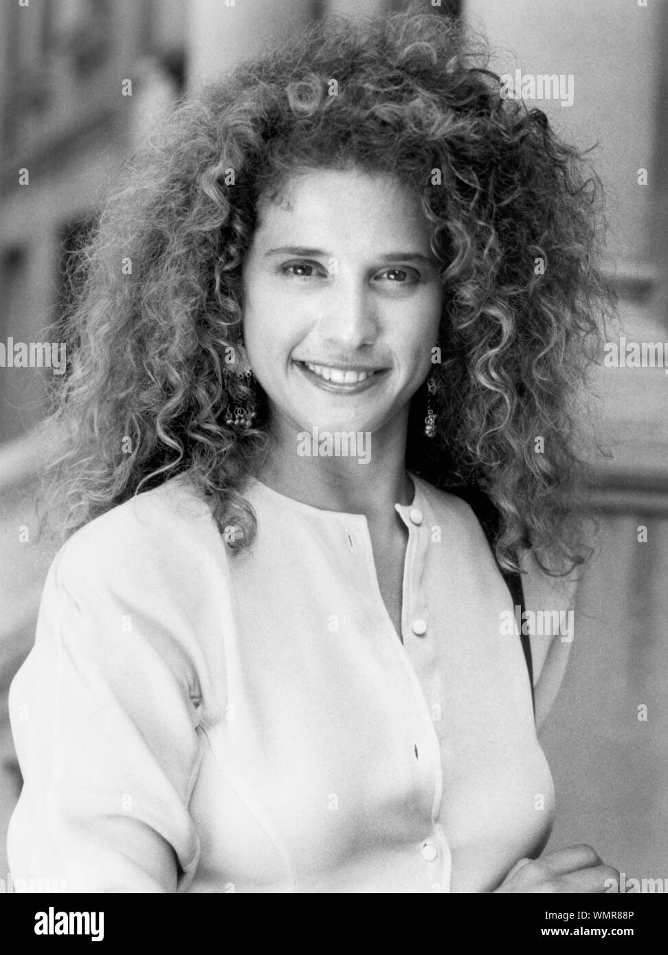 Nancy Travis, Werbung Portrait für den Film, "Loose Cannon", Tri-Star Pictures, 1990 Stockfoto