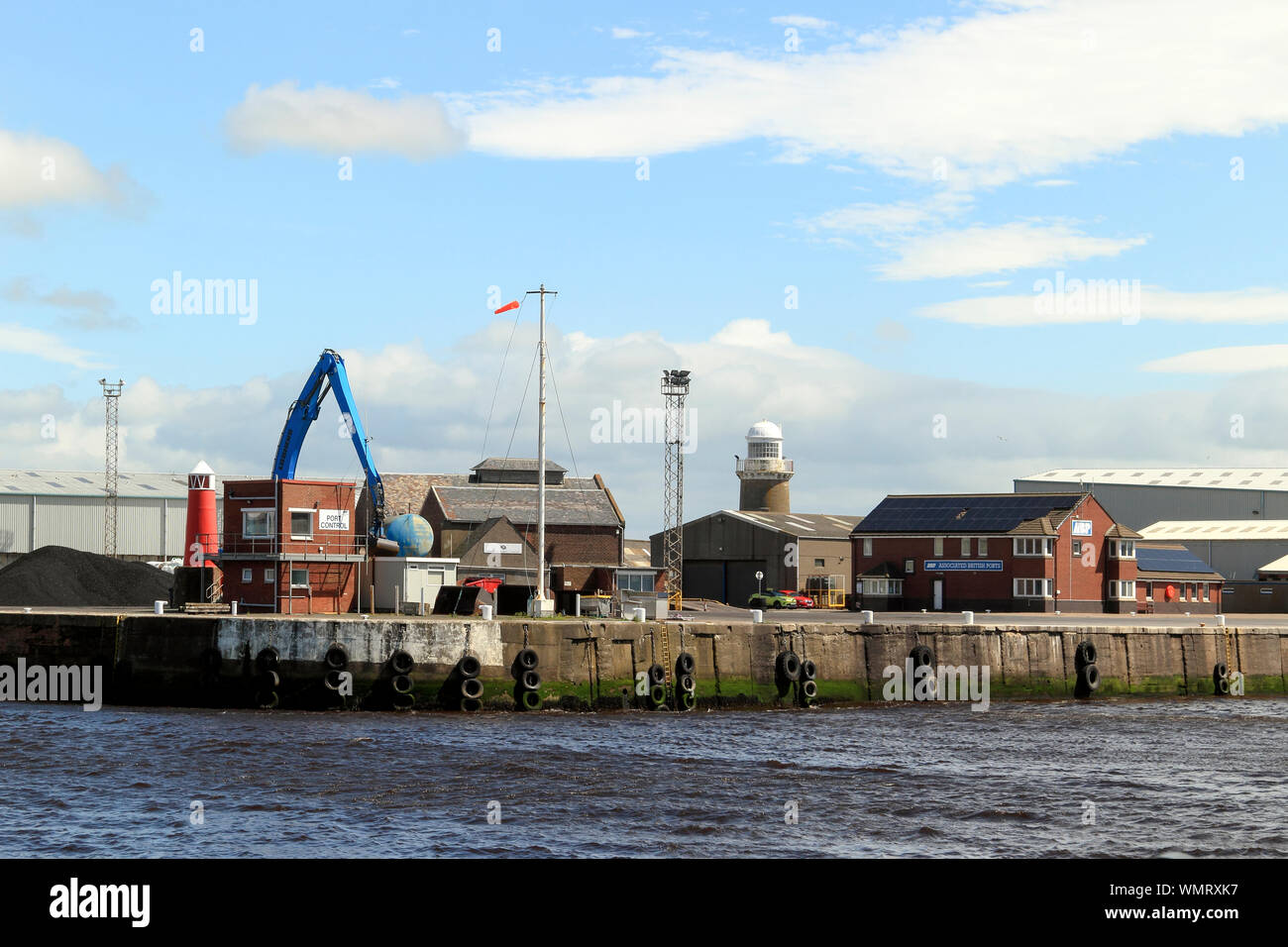 Docks, Ayr, Ayrshire, Schottland, Großbritannien Stockfoto