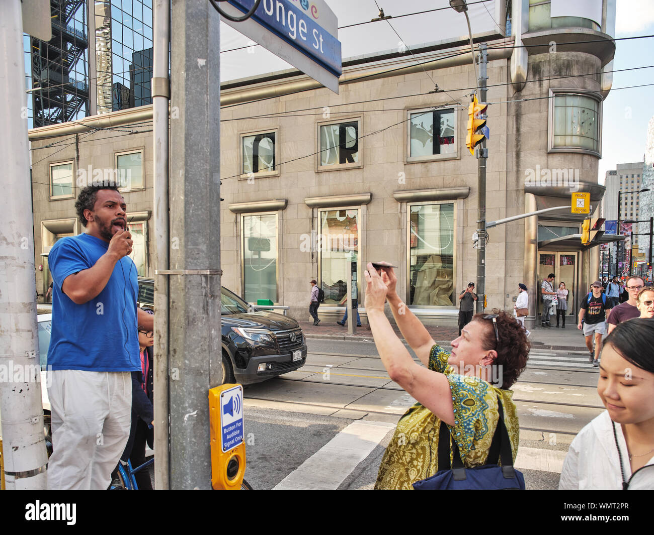 Streetlife in Toronto Stockfoto