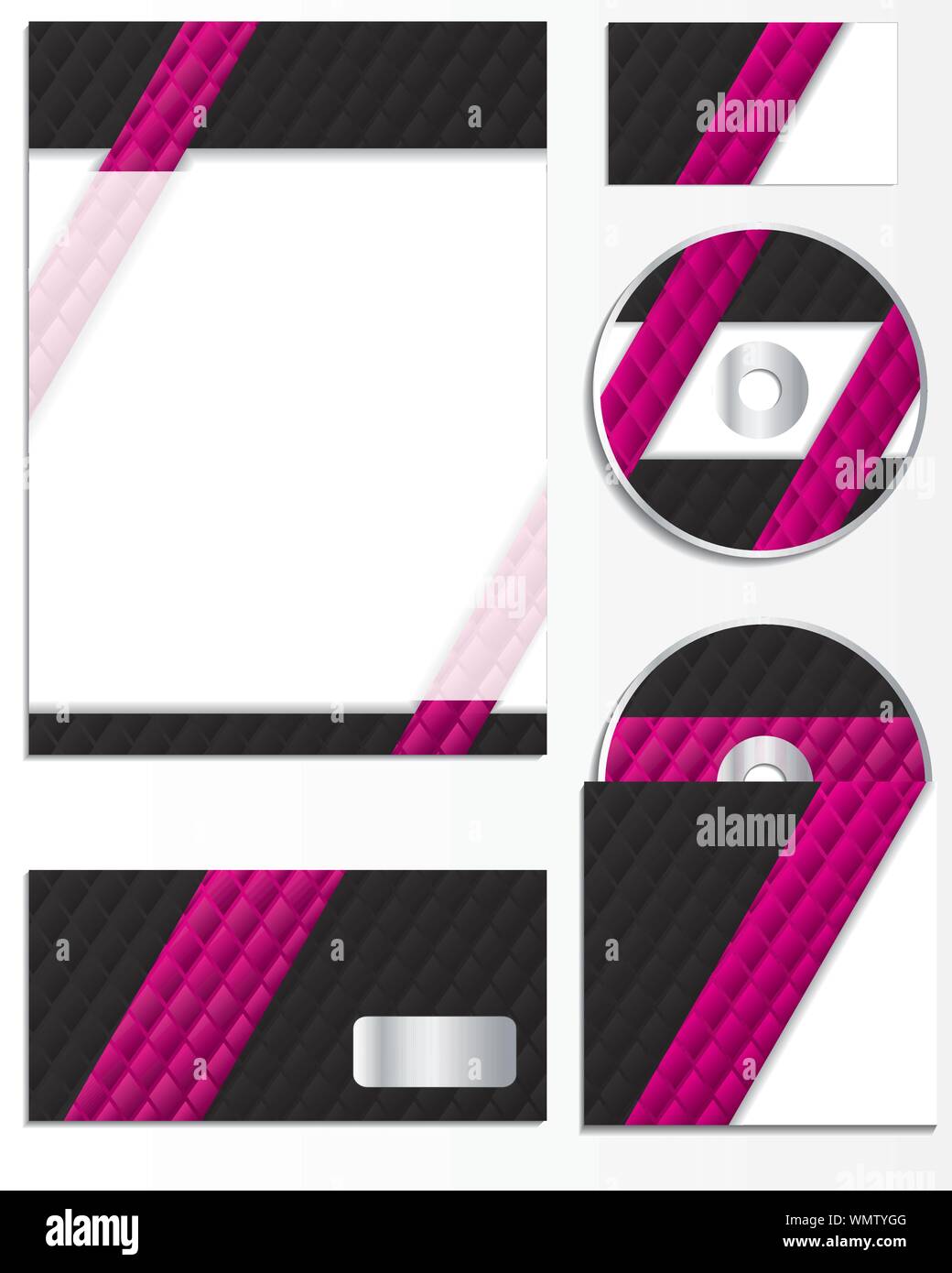 Diamant Business set Stock Vektor