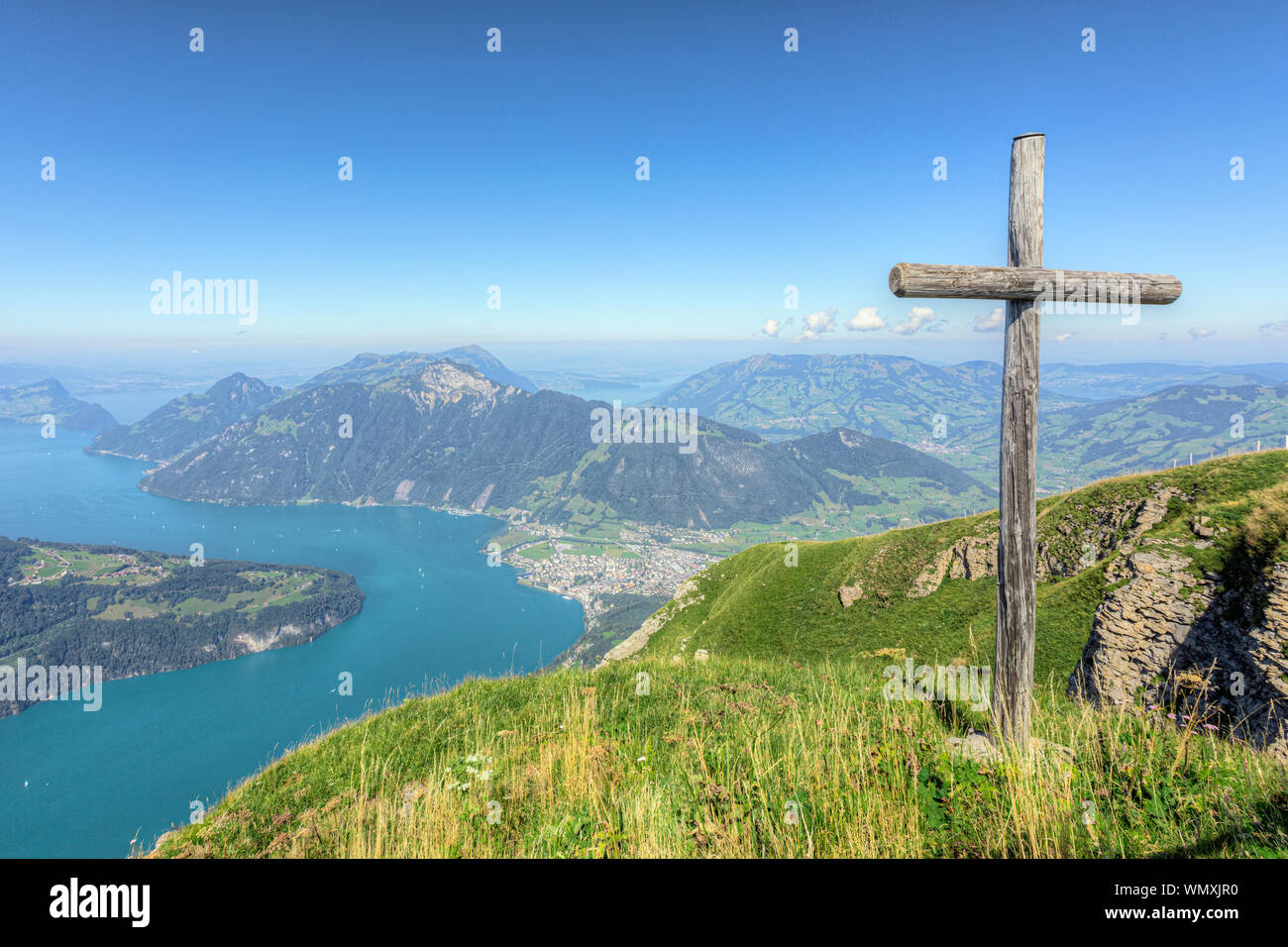 Fronalpstock, Stoos, Einsiedeln, Schwyz, Schweiz, Europa Stockfoto