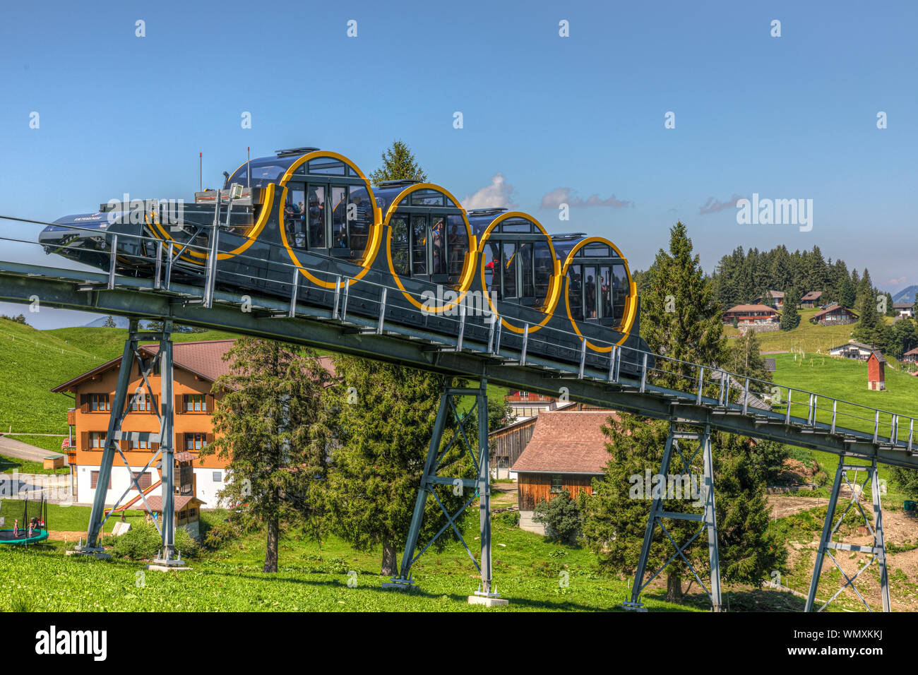 Stoos, Einsiedeln, Schwyz, Schweiz, Europa Stockfoto