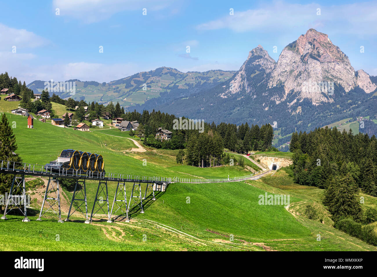 Stoos, Einsiedeln, Schwyz, Schweiz, Europa Stockfoto