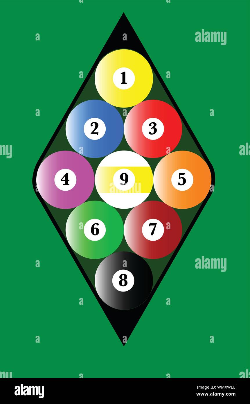 9 Ball Rack Stock Vektorgrafik Alamy 9 Ball Rack Stock Vektorgrafik Alamy