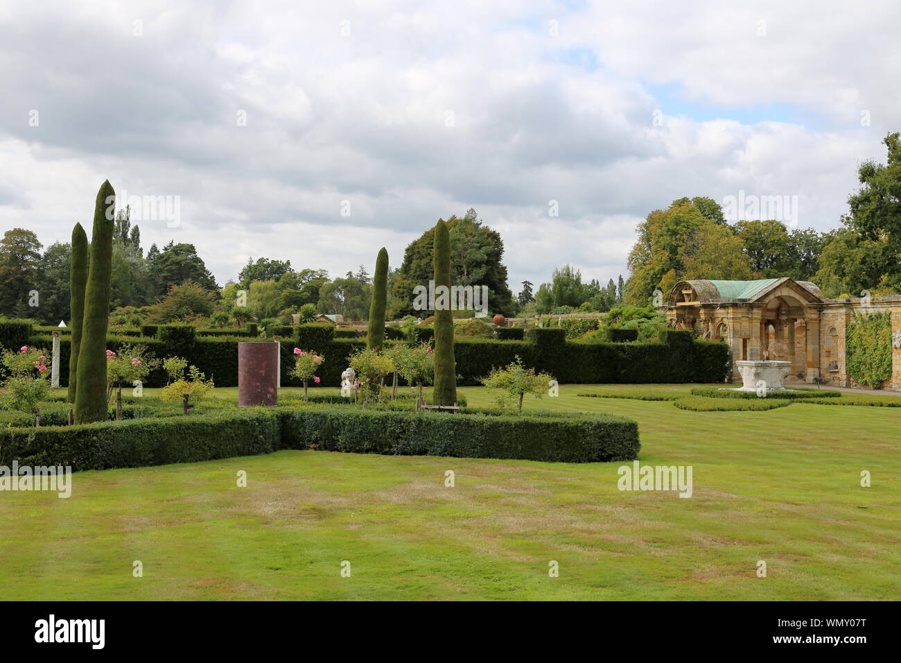 Italienischen Garten, Schloss Hever, Hever, Edenbridge, Kent, England, Großbritannien, USA, UK, Europa Stockfoto