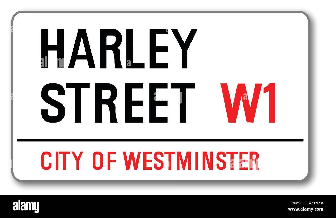 Harley Street Stock Vektor