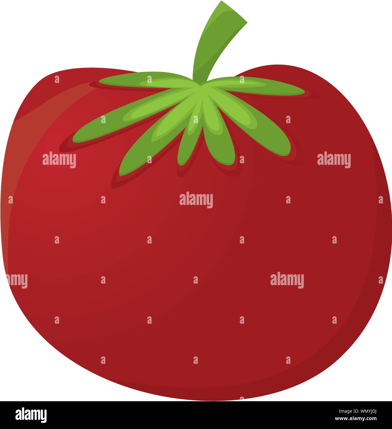 Rote Tomate Stock Vektor