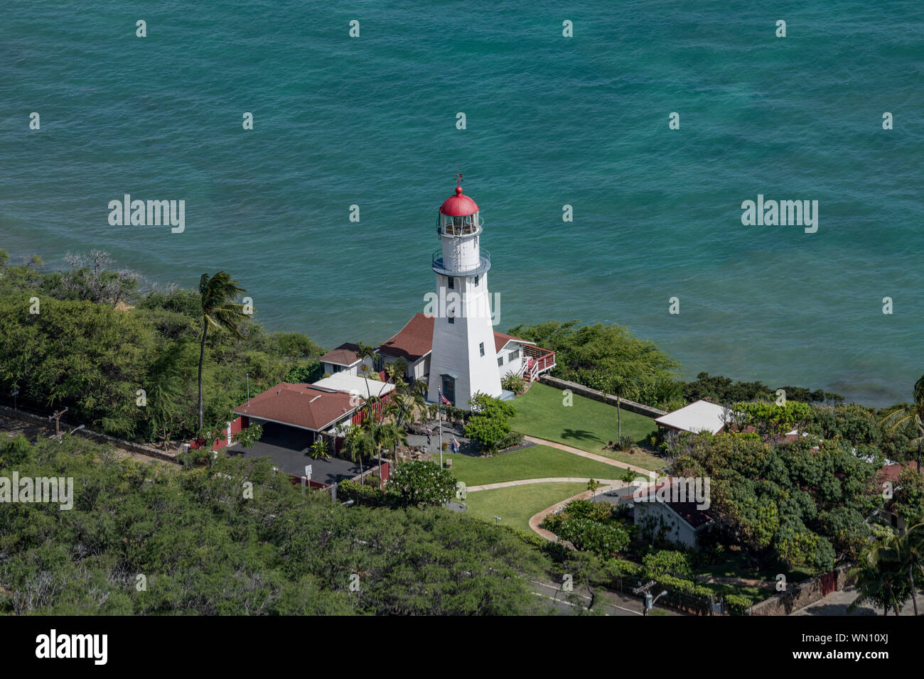 Hawaii-Leuchtturm Stockfoto