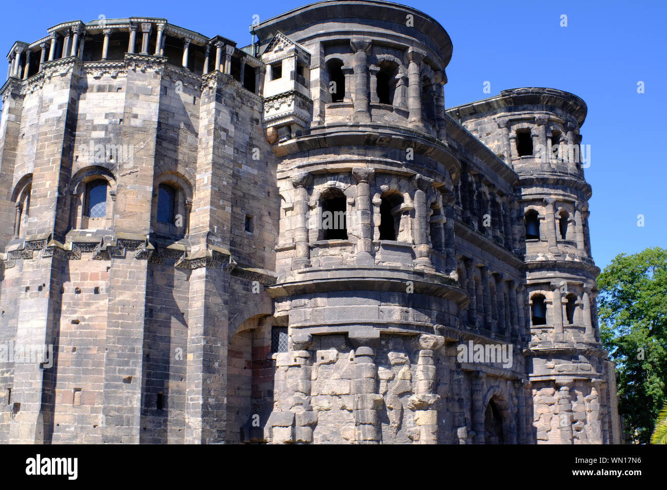 Porta Nigra In Trier, Deutschland Stockfoto