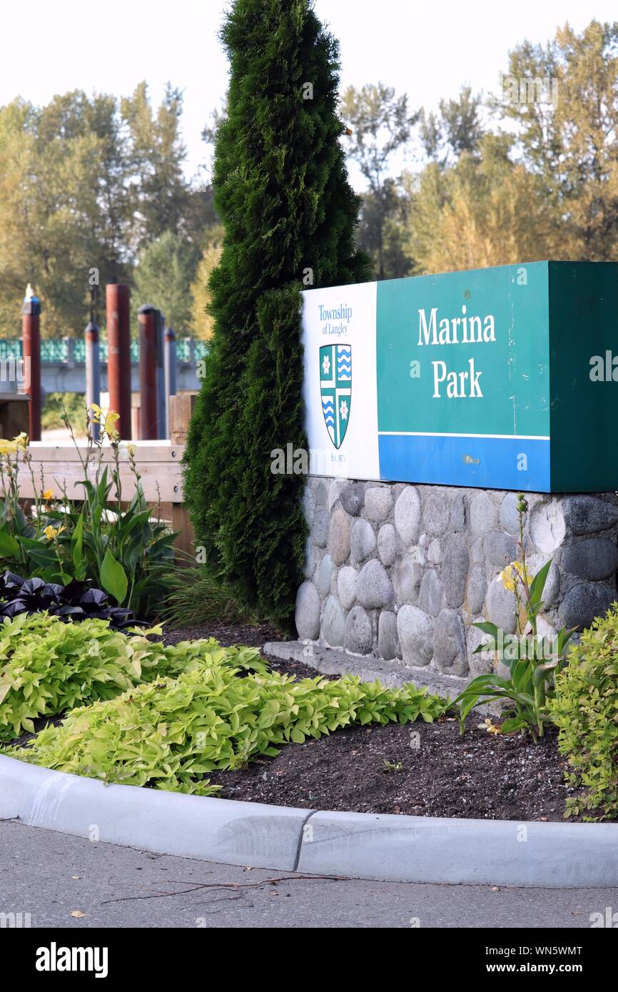 Marina Park Stockfoto