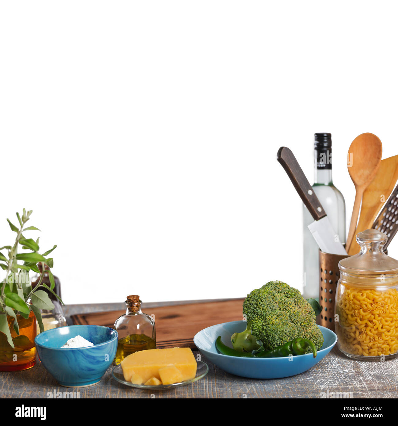 Huhn, Pesto, Knoblauch, Käse, Tomaten, Chicken Alfredo, Italienisch, Sahne, vegan Stockfoto