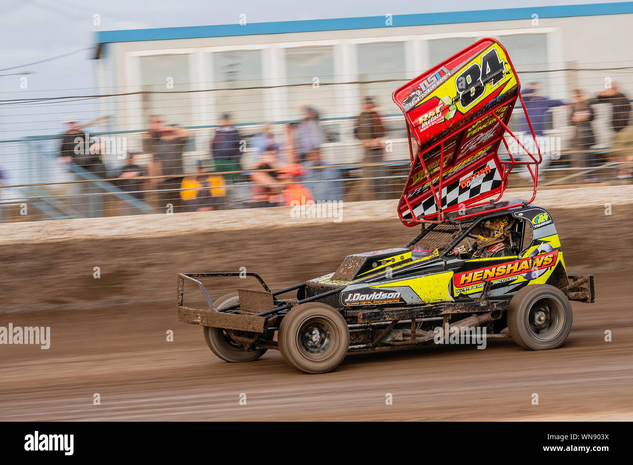No 84 Tom Harris Formel F1 brtish Champion in Aktion bei Trackstar Racing, Kings Lynn. Stockfoto