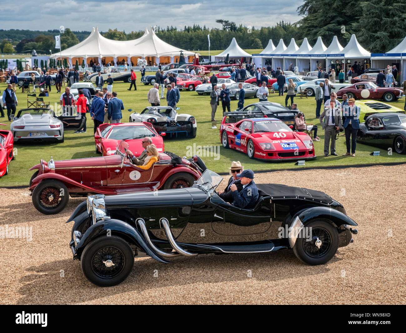 Lagonda Rapie, die im Salon Prive 2019 Stockfoto