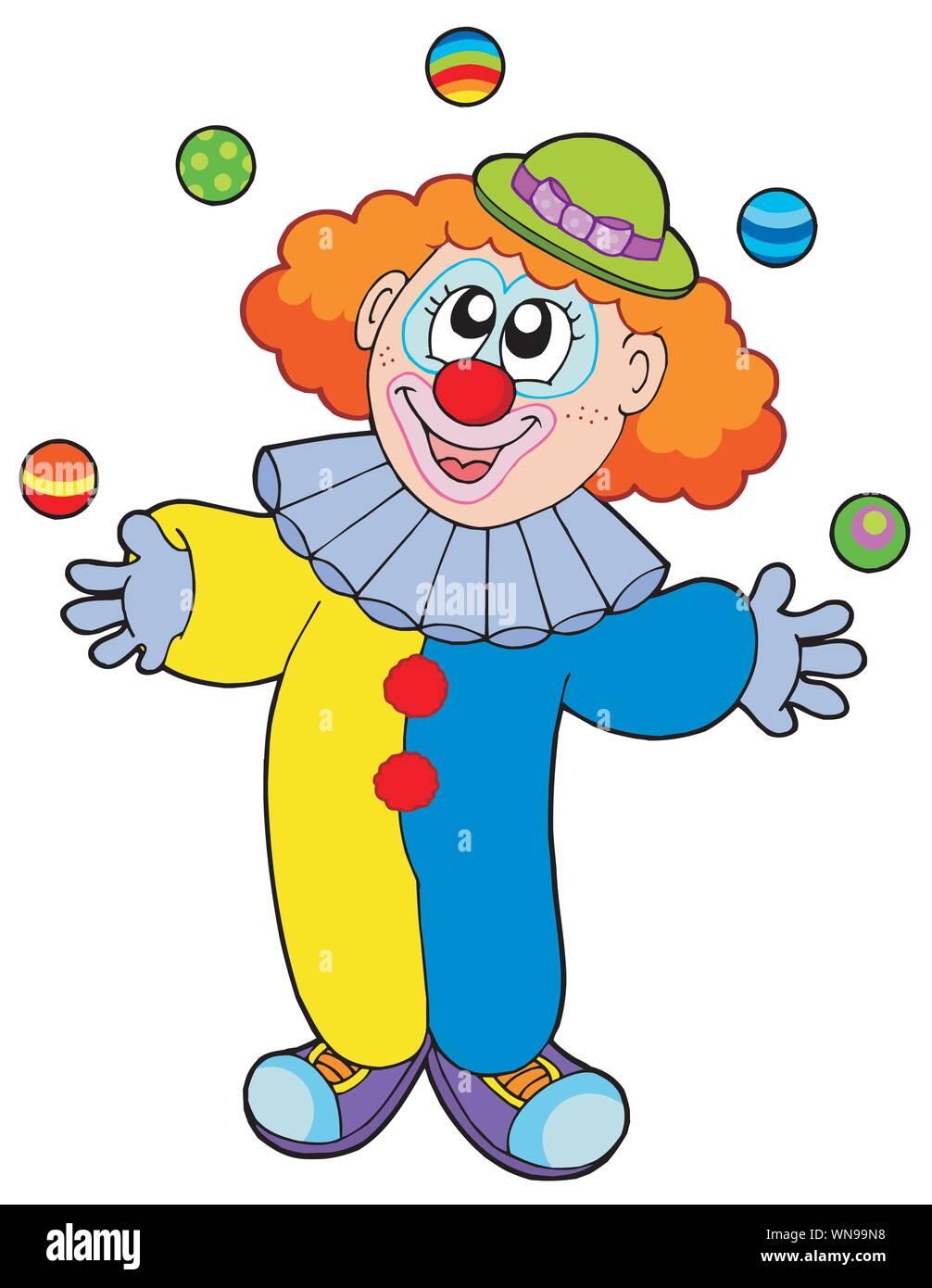 Clown Cartoon Fotos Und Bildmaterial In Hoher Auflösung Alamy