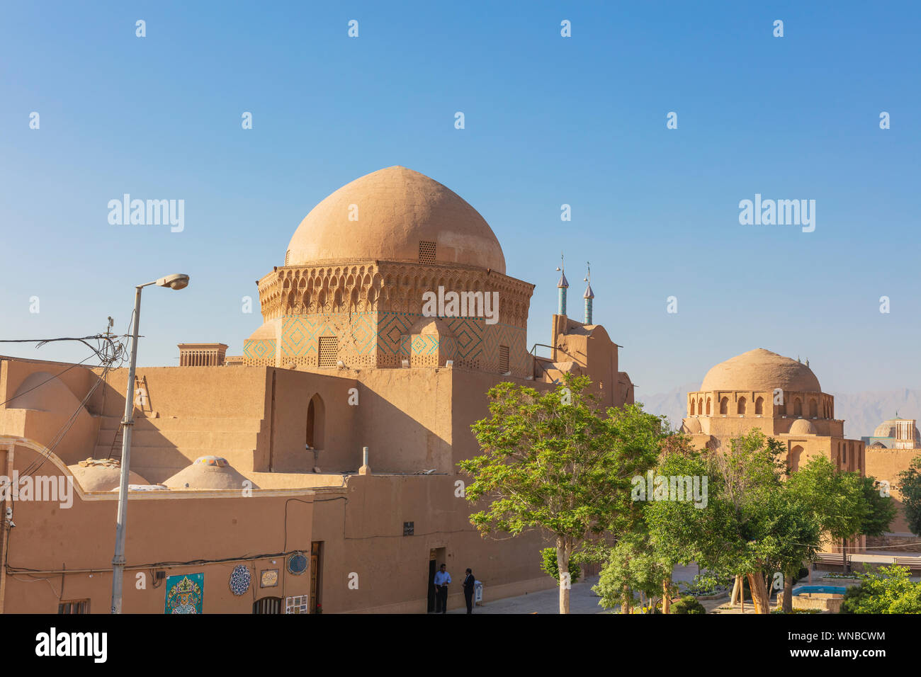 Moschee Kuppel, Yazd, Provinz Yazd, Iran Stockfoto