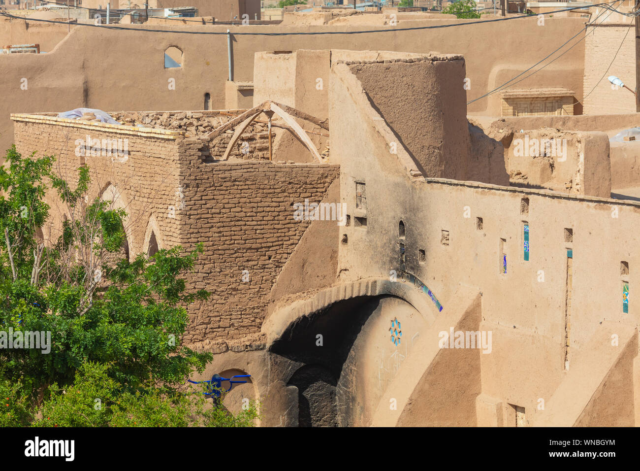 Stadtbild, Yazd, Provinz Yazd, Iran Stockfoto