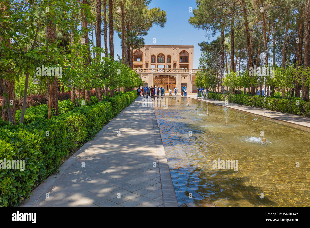 Dowlatabad Garten, Yazd, Provinz Yazd, Iran Stockfoto