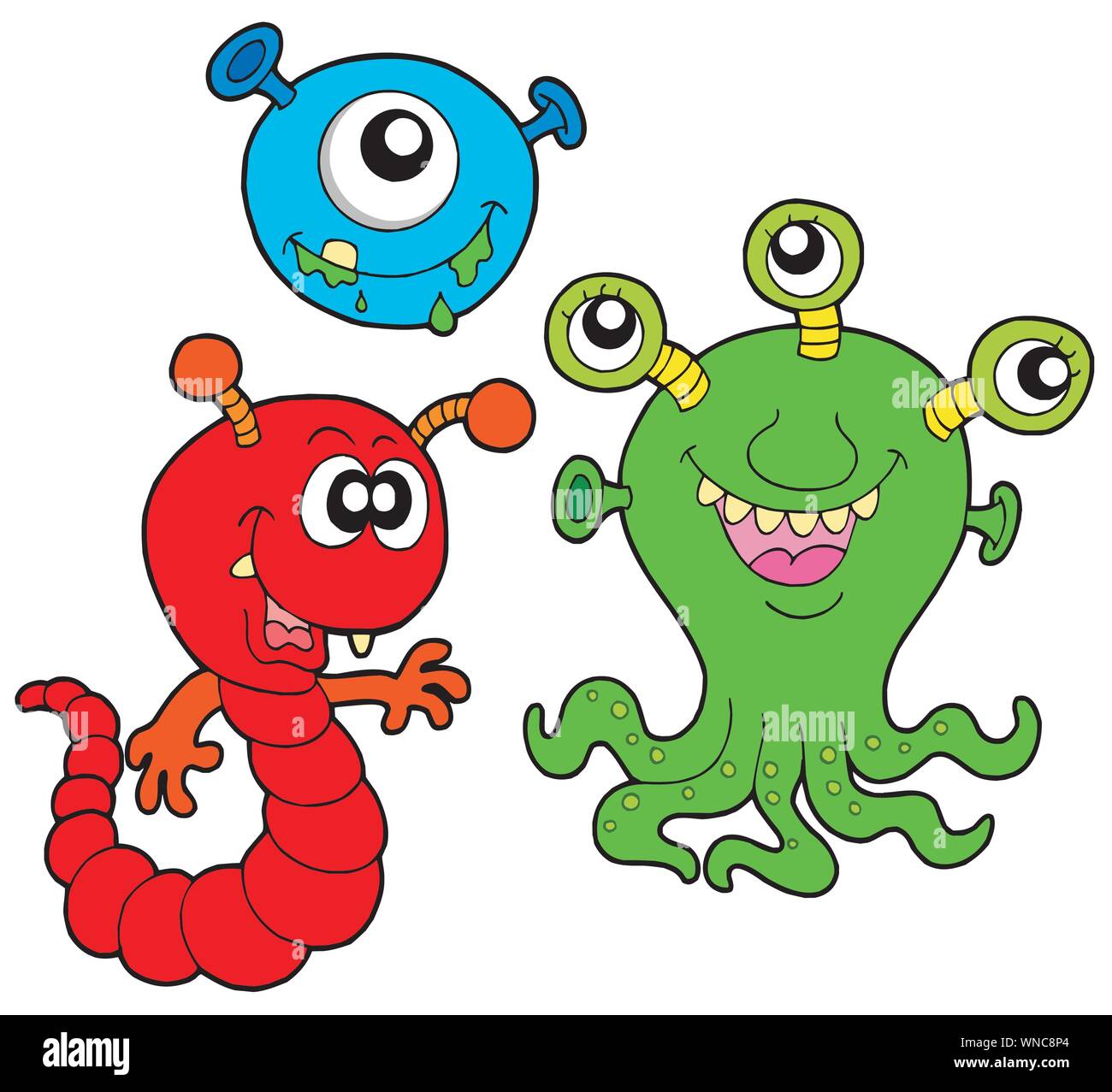 Monster Collection 2 Stock Vektor