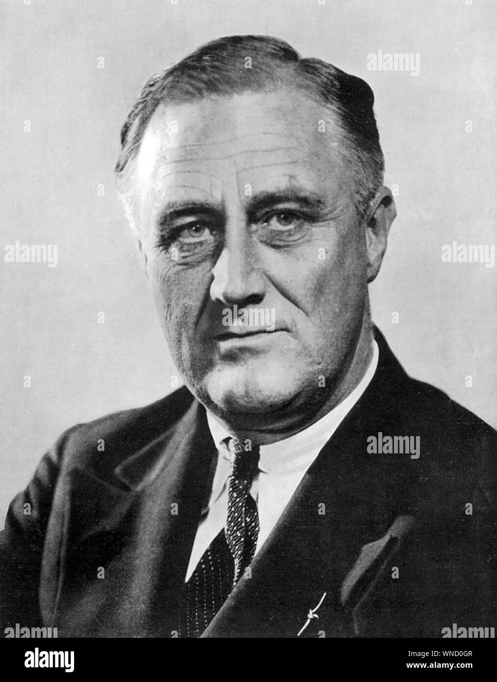 FRANKLIN D. Roosevelt (1882-1945) als Präsident der Vereinigten Staaten Stockfoto
