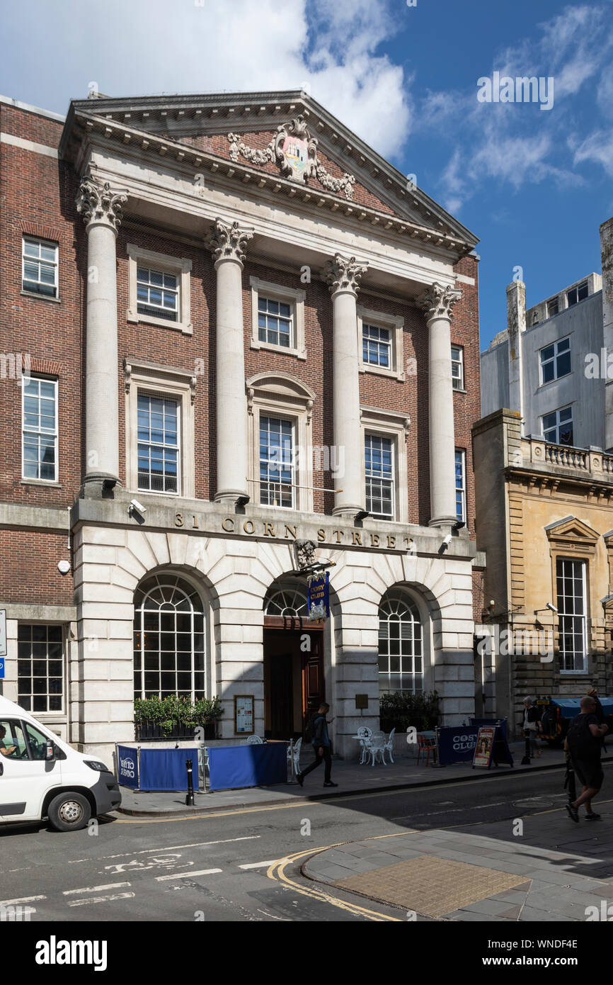 The Cozy Club, Corn Street, City of Bristol, Großbritannien Stockfoto