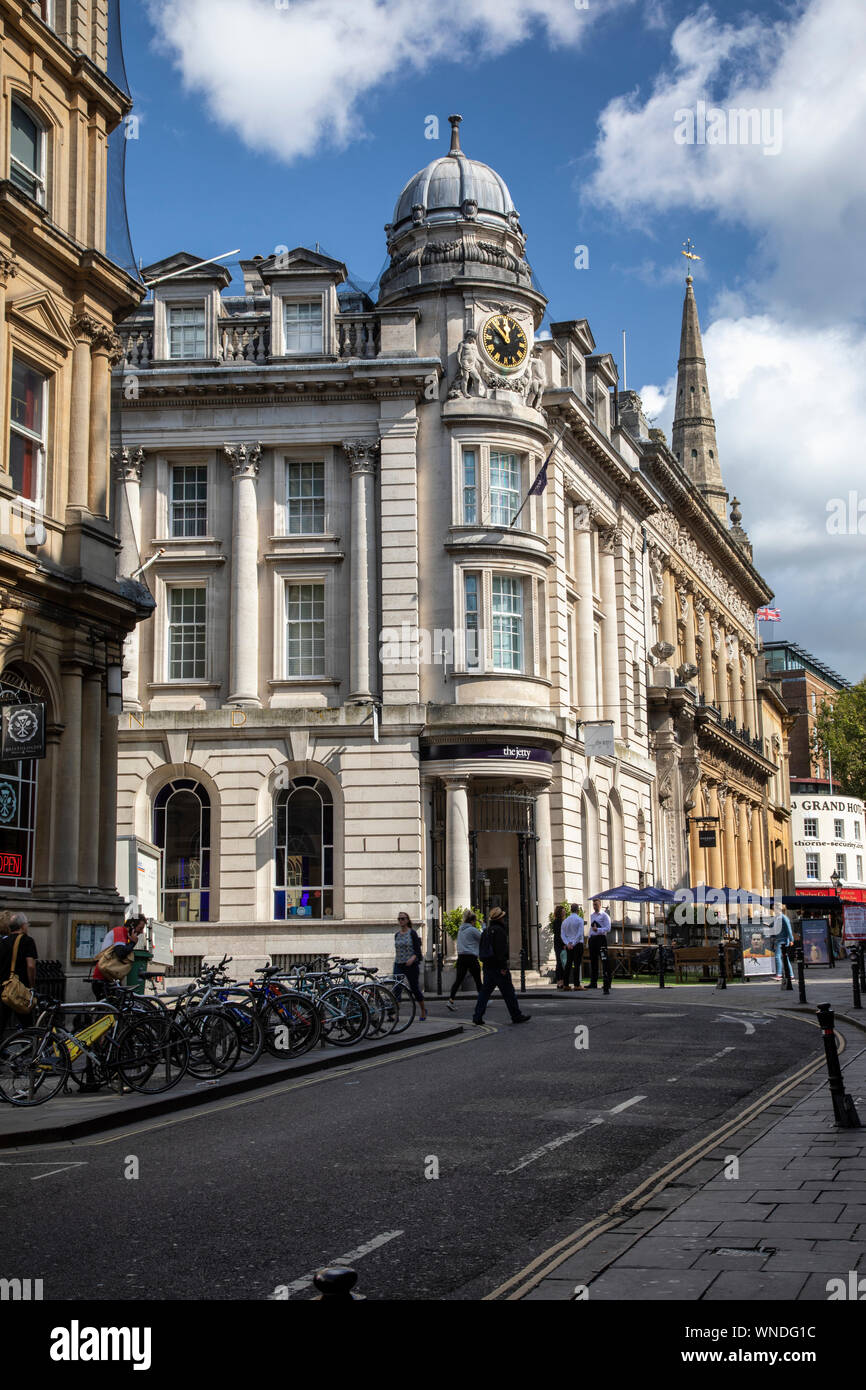 Das Jetty ist ein preisgekröntes Fischrestaurant, Corn Street, City of Bristol, Großbritannien Stockfoto